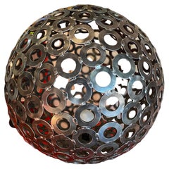 Mobile Luminous Sphere by LIBECQ Mobile Openwork Metal