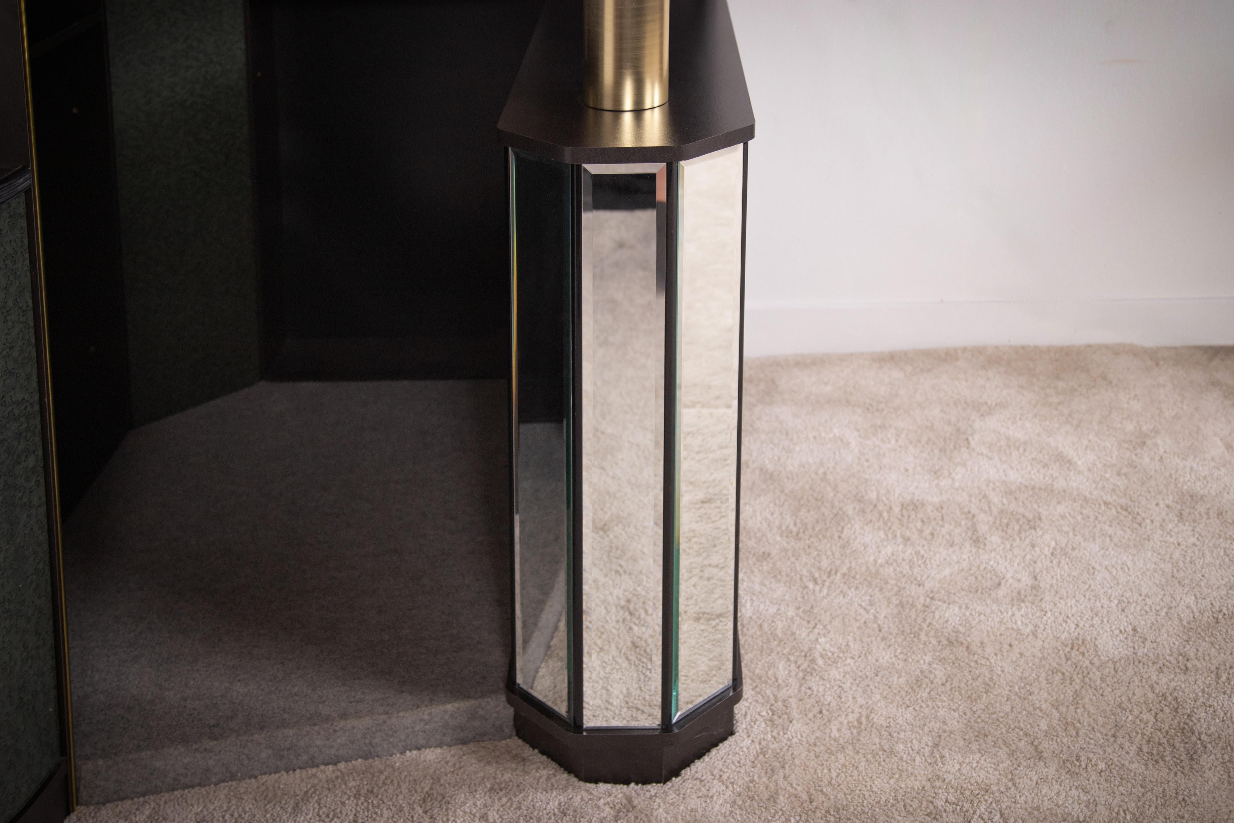 Corner cabinet/wall bar, Italy, 1980s For Sale 1