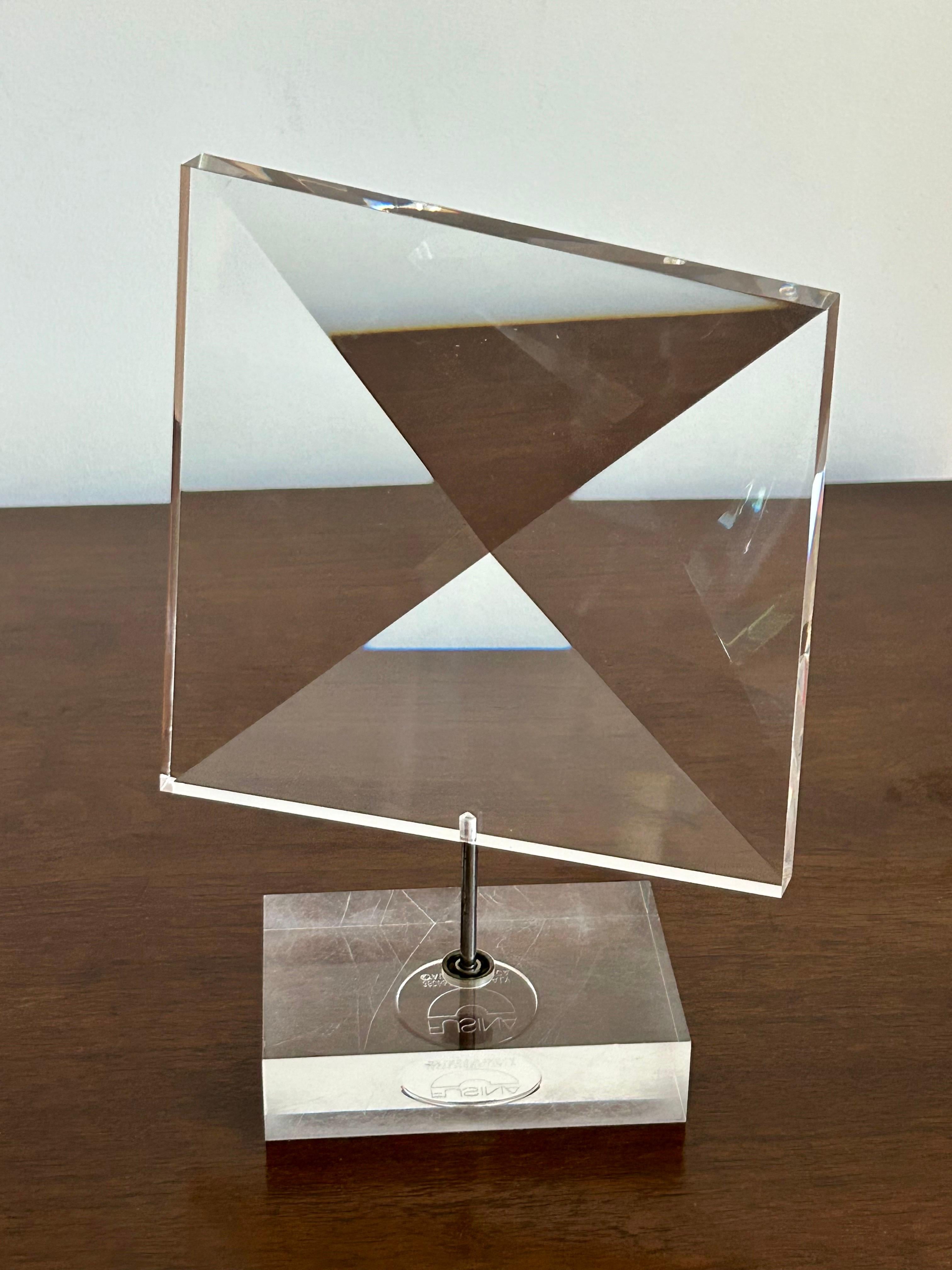 Italian Mobile Prism Sculpture Alessio Tasca
