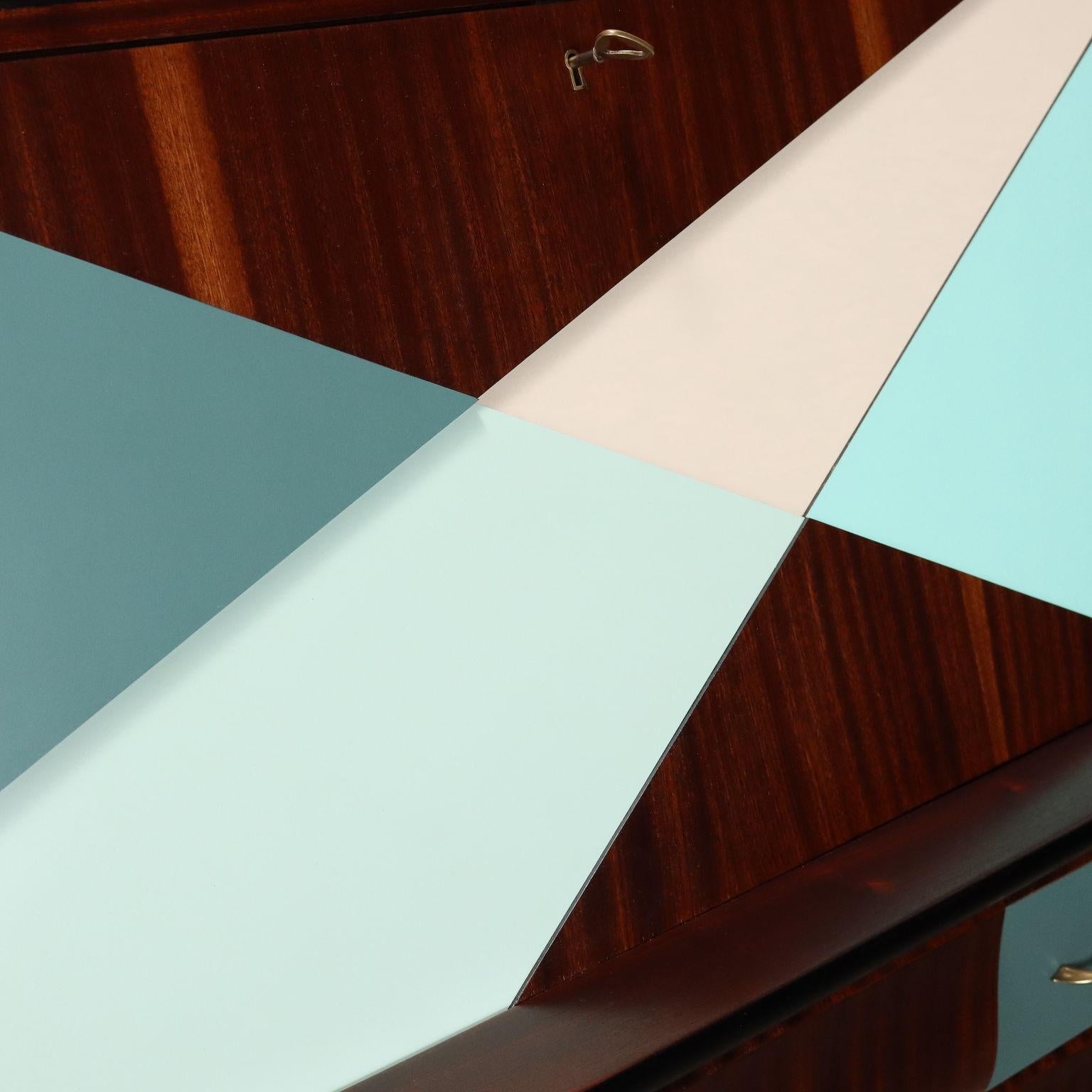 Ottone Mobile 'Prisma Collection' Anni 50-60 con cassetti in vendita
