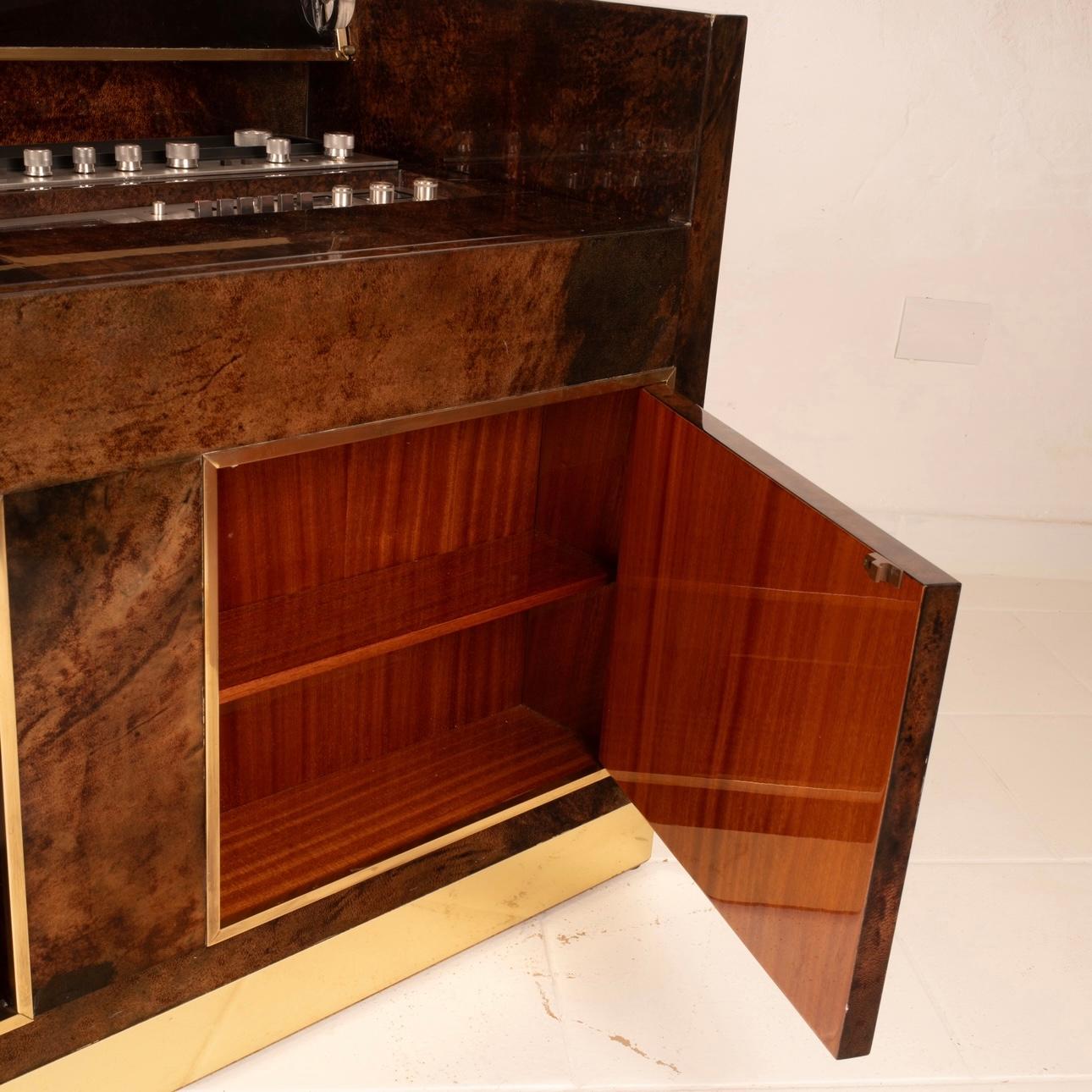 Mobile Radio and DJ by Aldo Tura for Tura Milano 1960 11