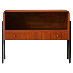 Scandinavian 1950s teak radio cabinet Vintage Scandinavian 1950s teak radio cabinet