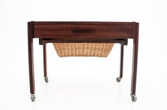 Mobile Sewing Table, Danish Design, Denmark, 1970s