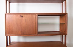 Mobile-Regal, Claustra, skandinavischer Stil aus Teakholz von Schweizer Teakholz, 1960.