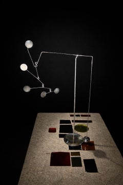 Mobile-stabile in chrome-plated steel François Colette, France, 1970