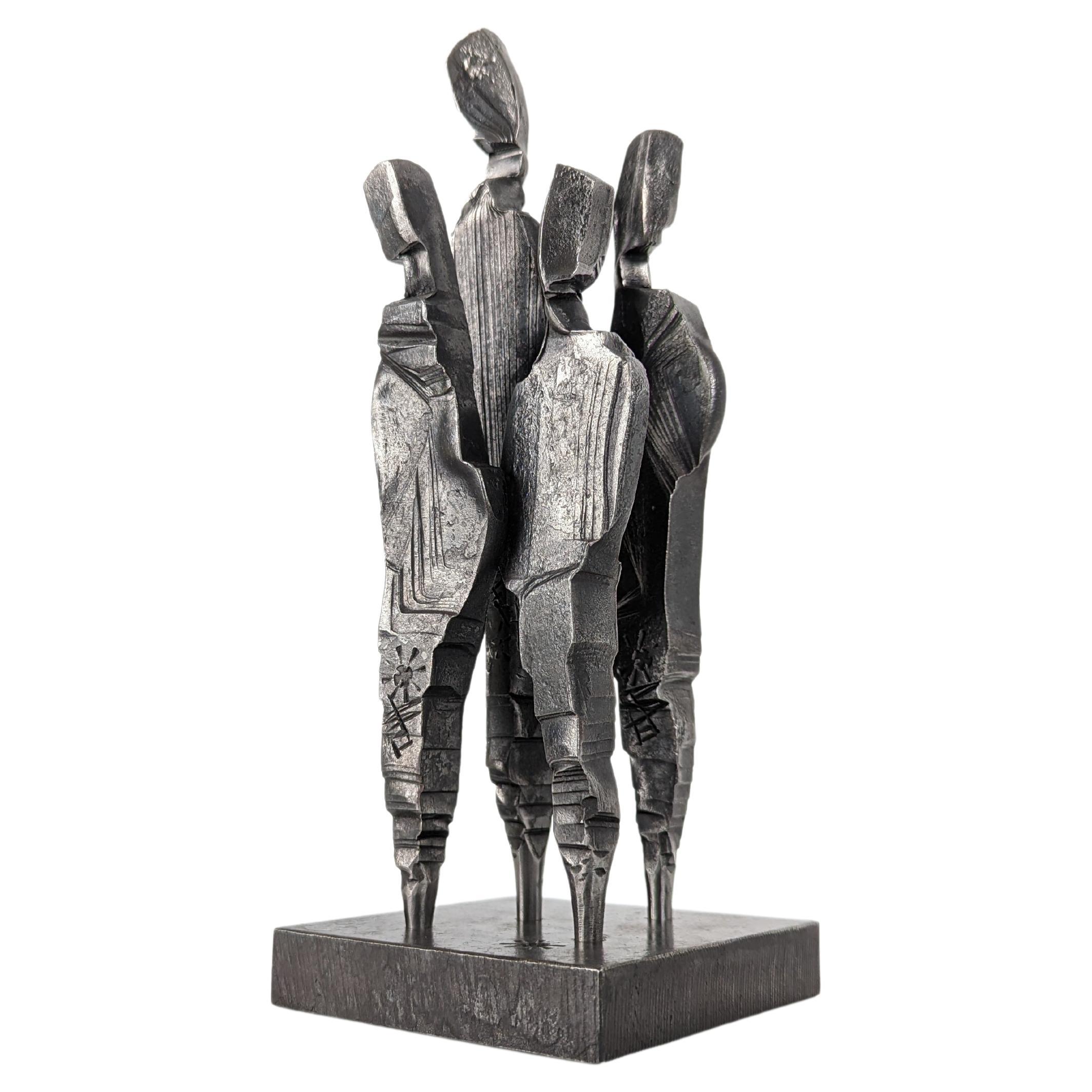 Mobile-Skulptur aus Stahl von Maxime Plancque im Angebot