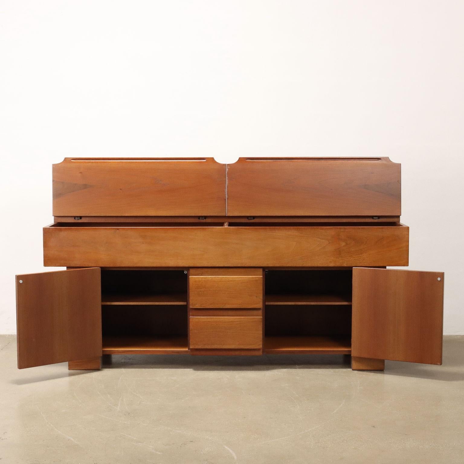 Mid-Century Modern 'Torbecchia' cabinet by Giovanni Michelucci for Poltronova 1960s-70s For Sale