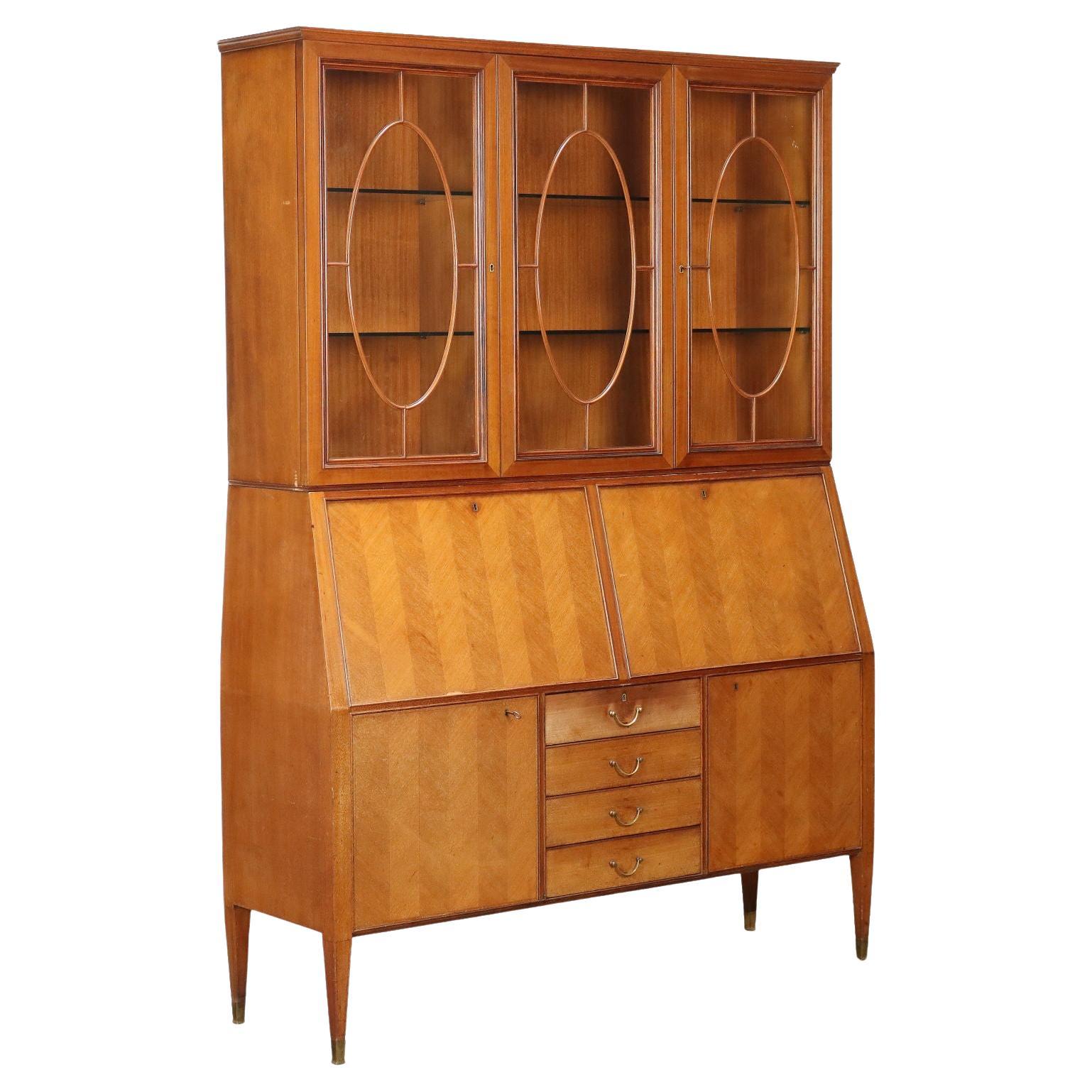 1950s Showcase Cabinet with Flap For Sale