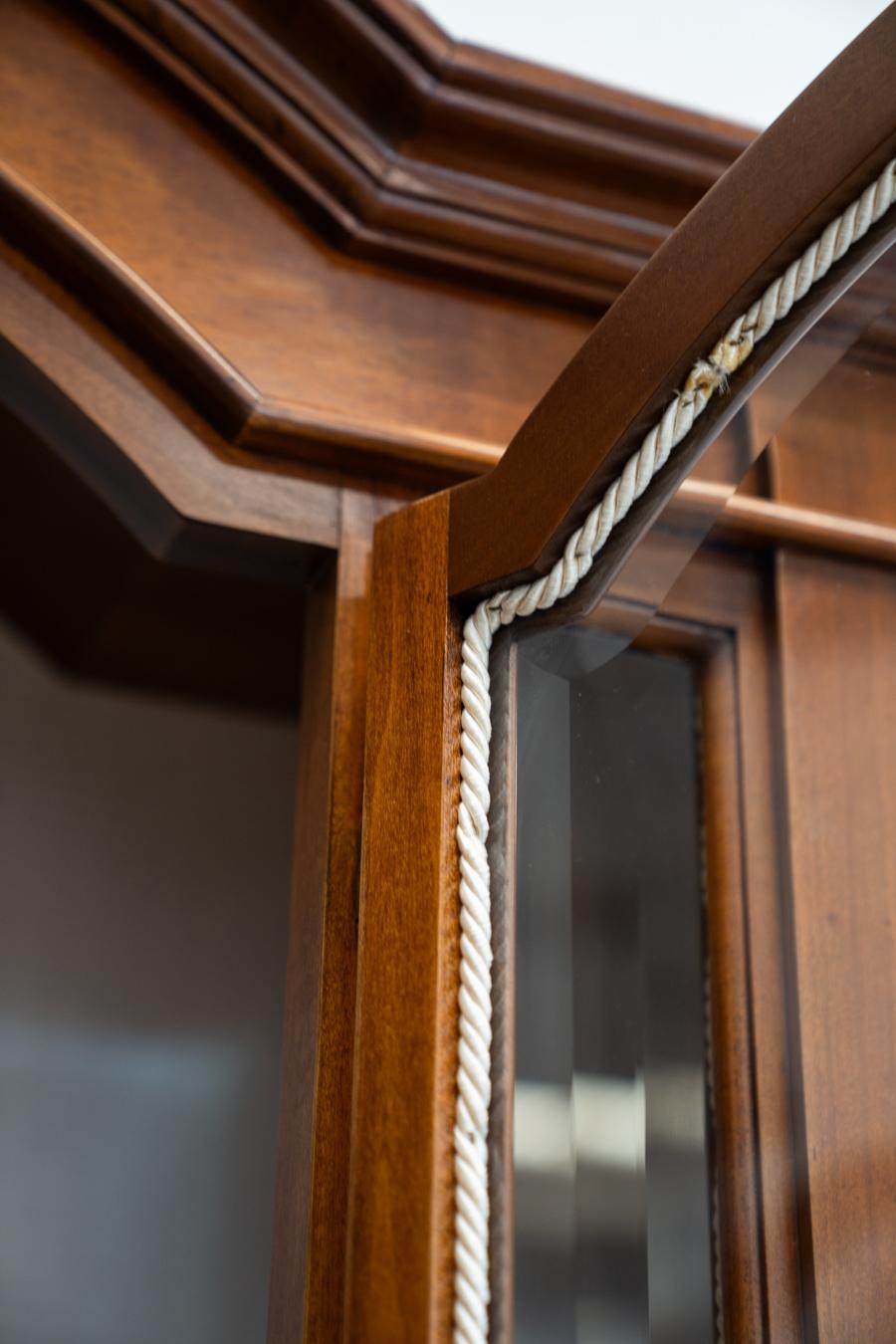 Late 20th Century Arte Povera style display cabinet 1980/1990 For Sale