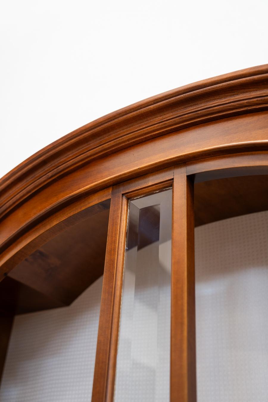 Brass Arte Povera style display cabinet 1980/1990 For Sale
