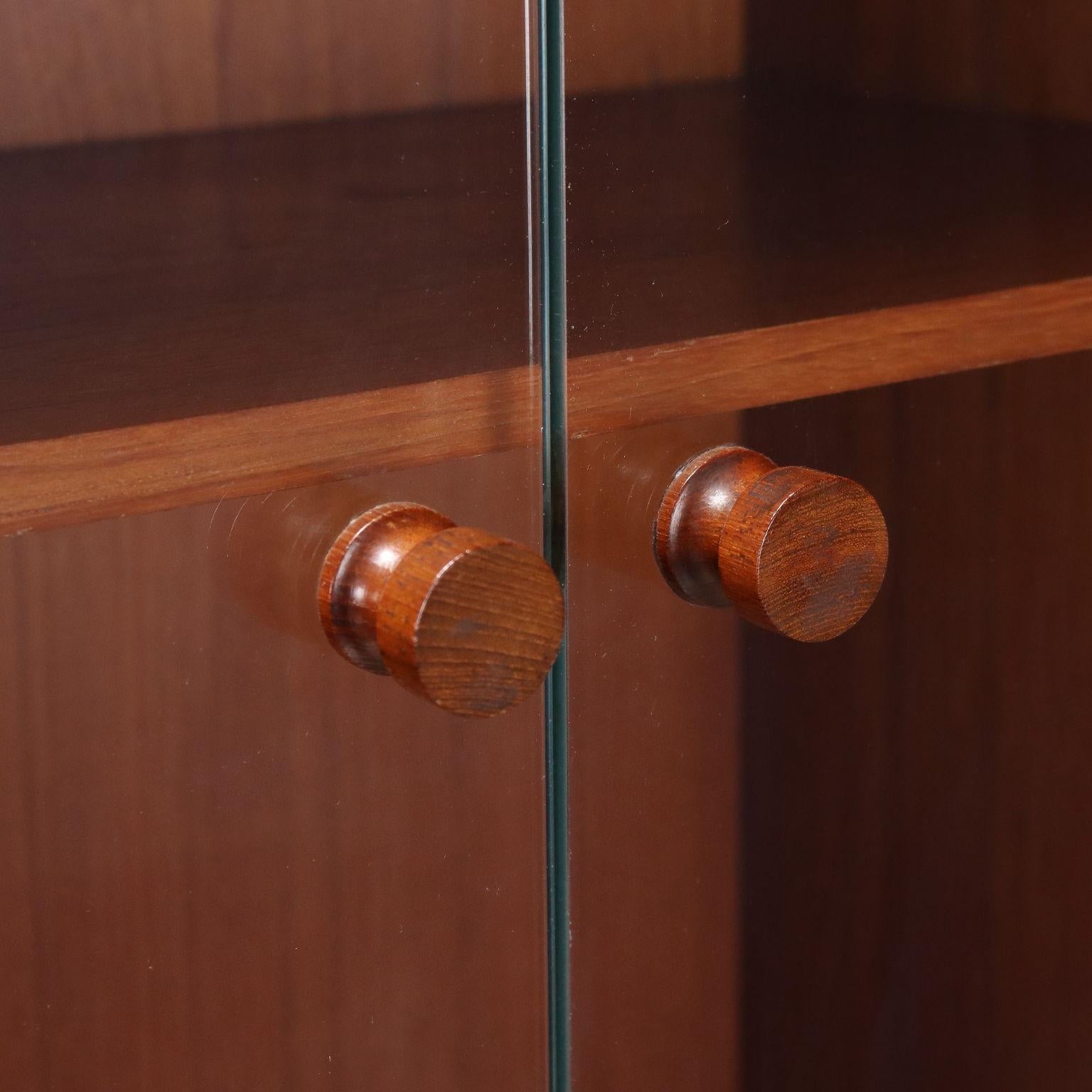 Italian Mobile Vetrina in Teak Anni 60 in vendita