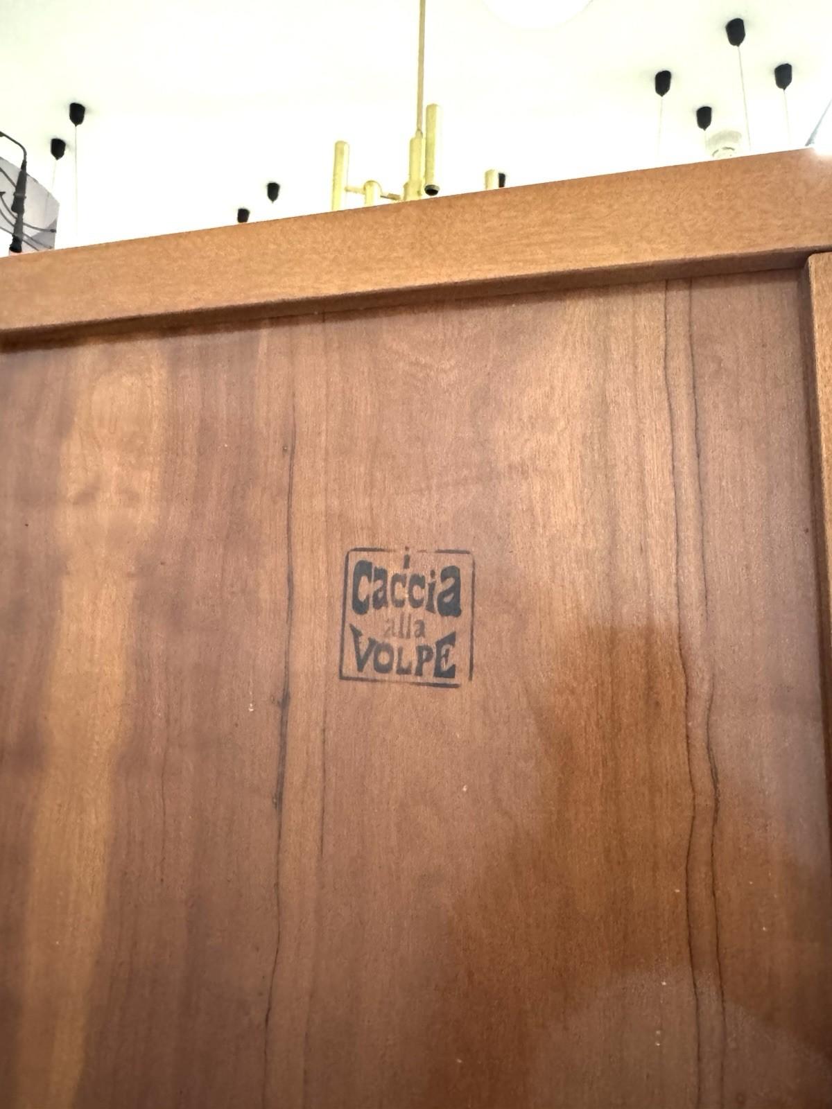Mobile Vetrinetta Fabrizio Poldaretti Linea arredo Caccia Alla Volpe Anni ‘70 in vendita 4