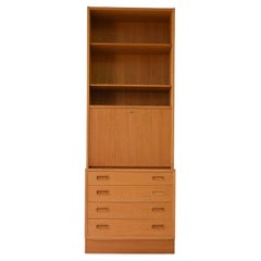 Vintage cabinet with drawers and writing desk