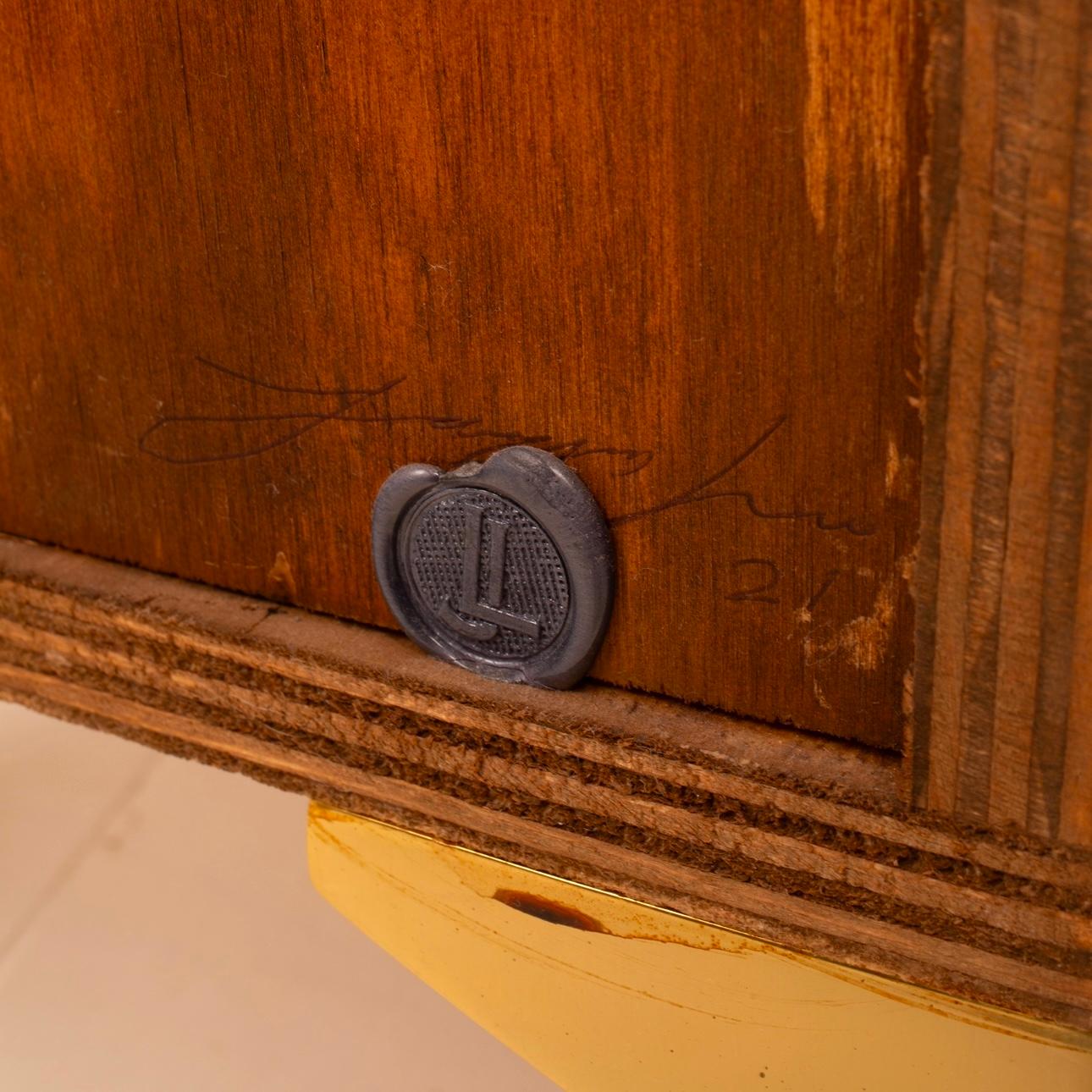 Bar Cabinet Furniture No. 1 in Precious Woods by Jacques Leo for JF Gallery For Sale 12