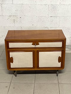 Storage cabinet with wheels 1940s