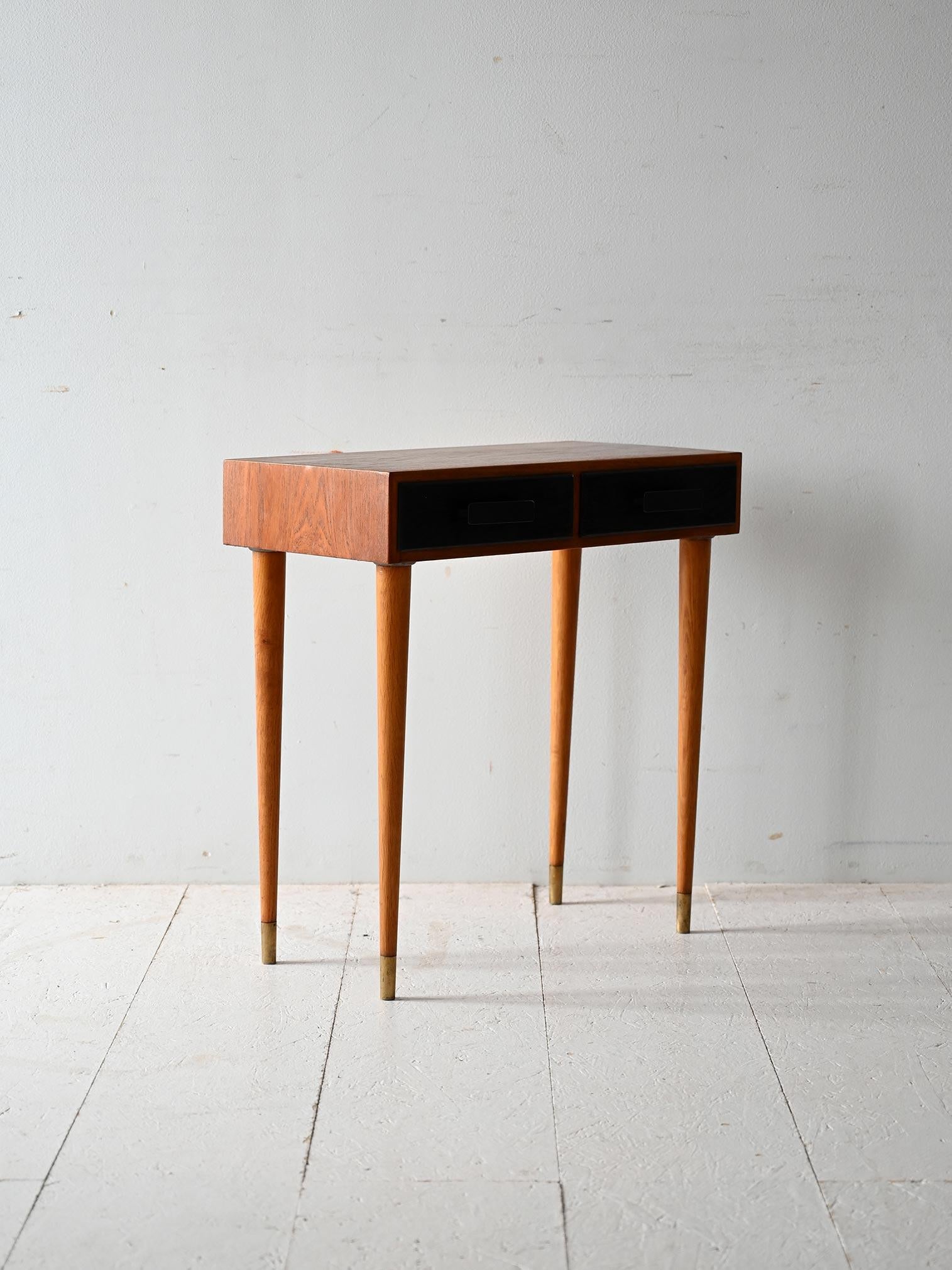 Scandinavian Modern Scandinavian 1960s teak phone cabinet For Sale