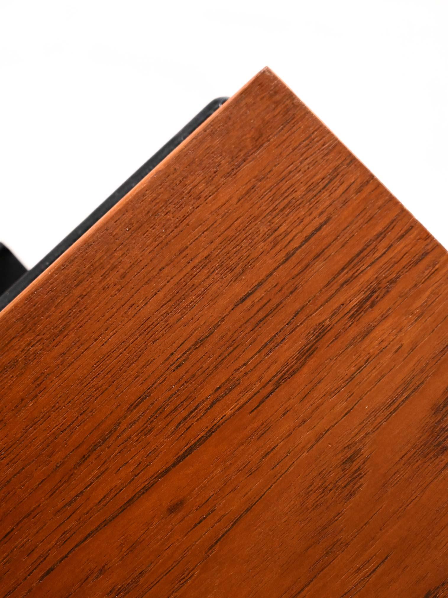 Mid-20th Century Scandinavian 1960s teak phone cabinet For Sale