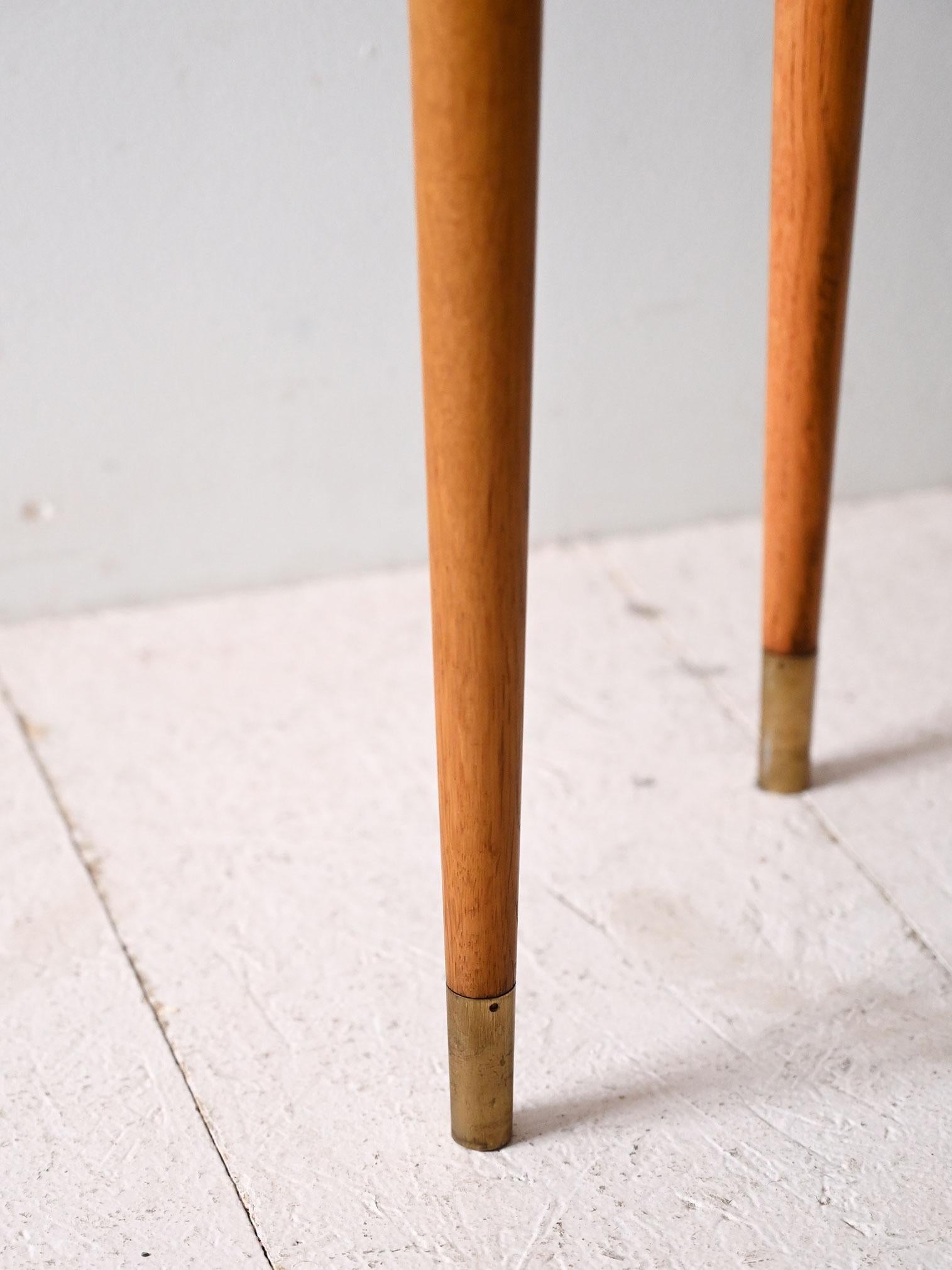 Scandinavian 1960s teak phone cabinet For Sale 1