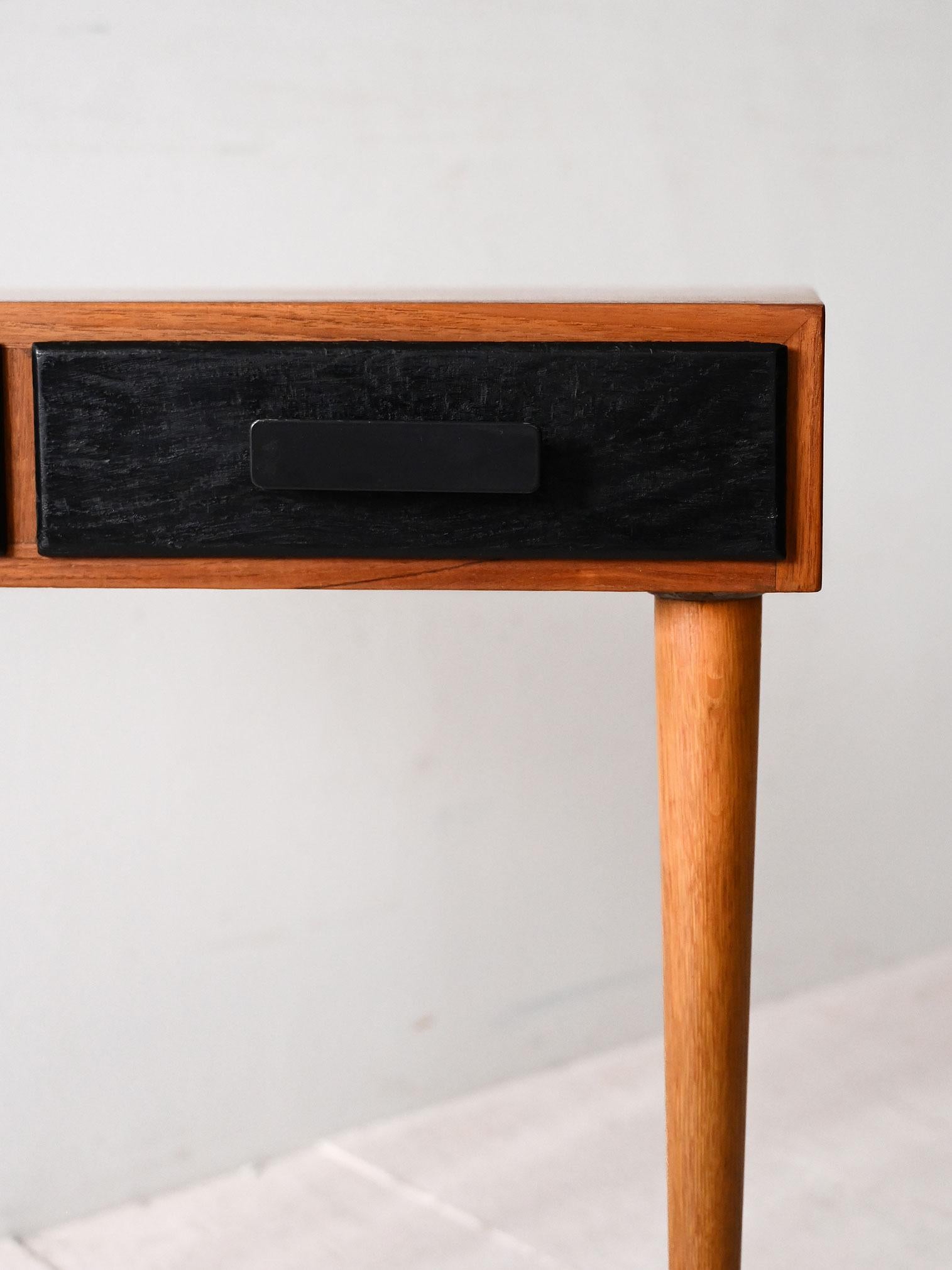 Scandinavian 1960s teak phone cabinet For Sale 2