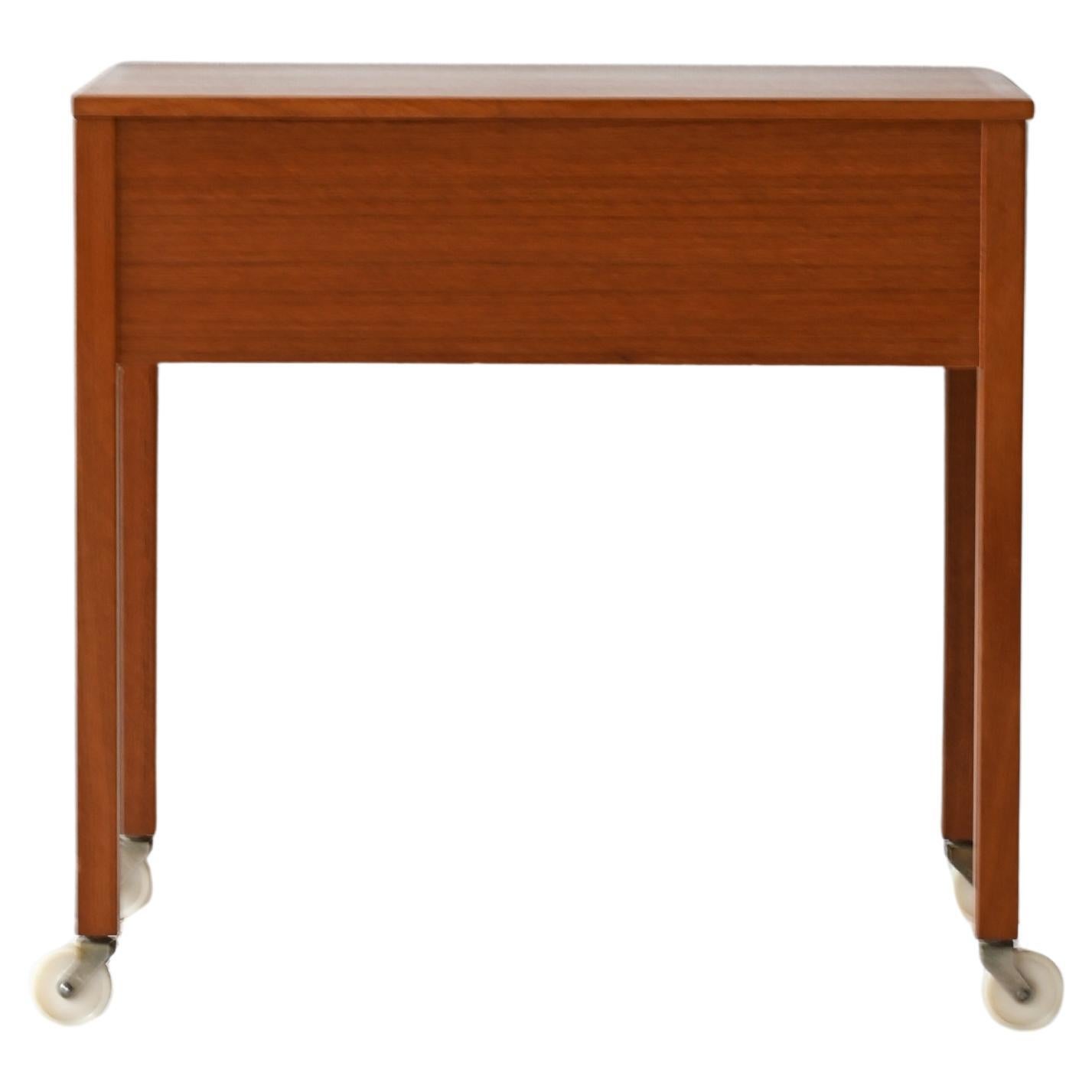 Scandinavian 1950s teak cabinet with compartments