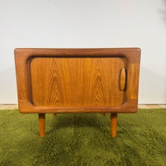 Dyrlund Vintage Cabinet with Drop Down Door - Mid-Century Scandinavian Design