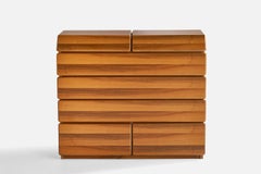 Mobilgirgi, Chest of Drawers, Spalting Wood, Italy, 1970s