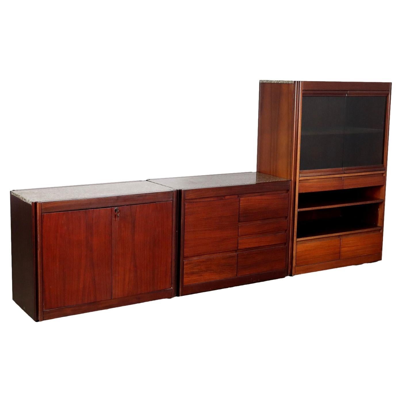 Meubles modulaires 4D d'Angelo Mangiarotti pour Molteni, 1970