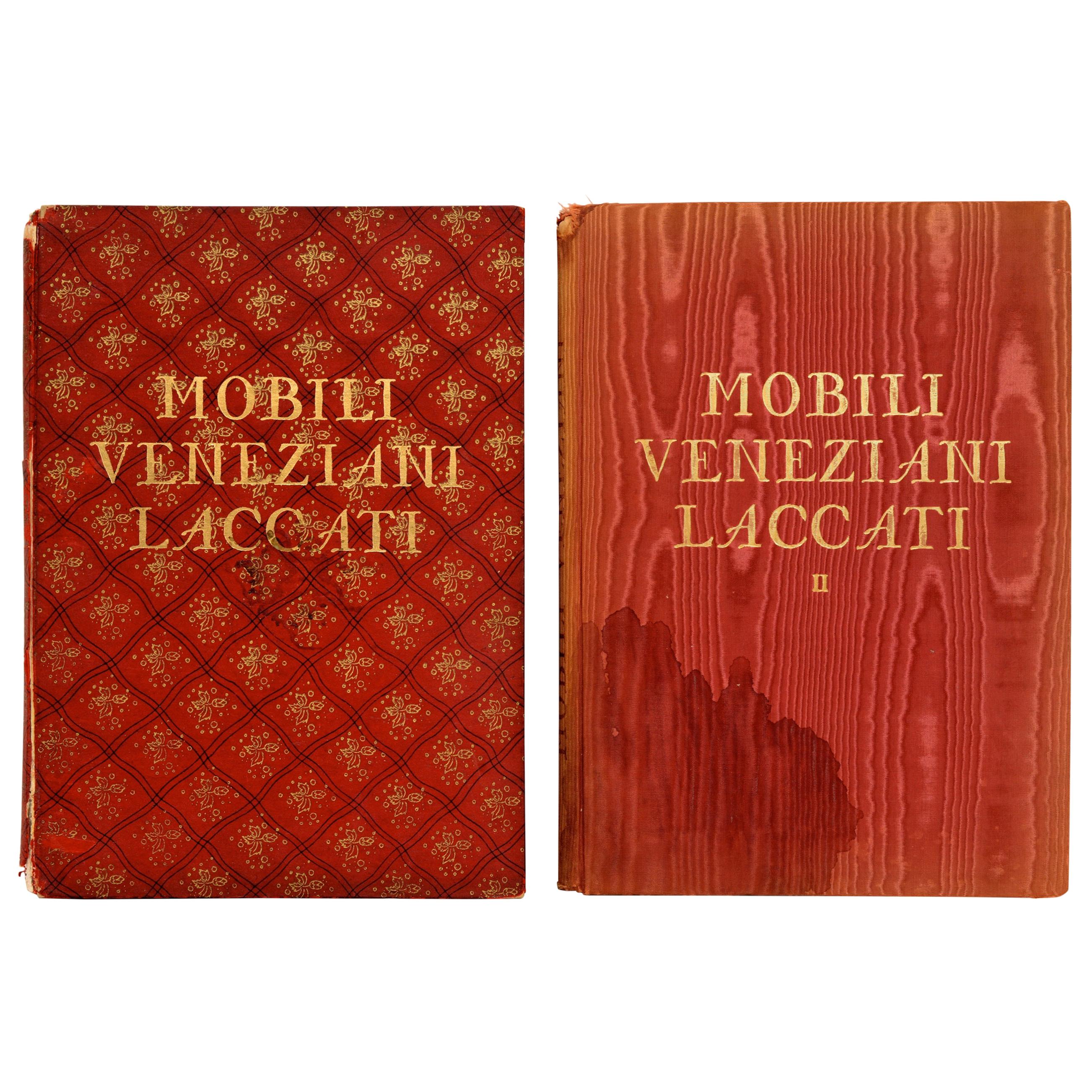 Mobili Veneziani Laccati, Venetian Lacquer Furniture, 2 Volume Set First Edition