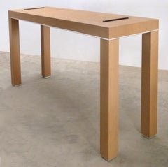 Mobilidea Console with Rolling Tambour Blind on Top, Italy