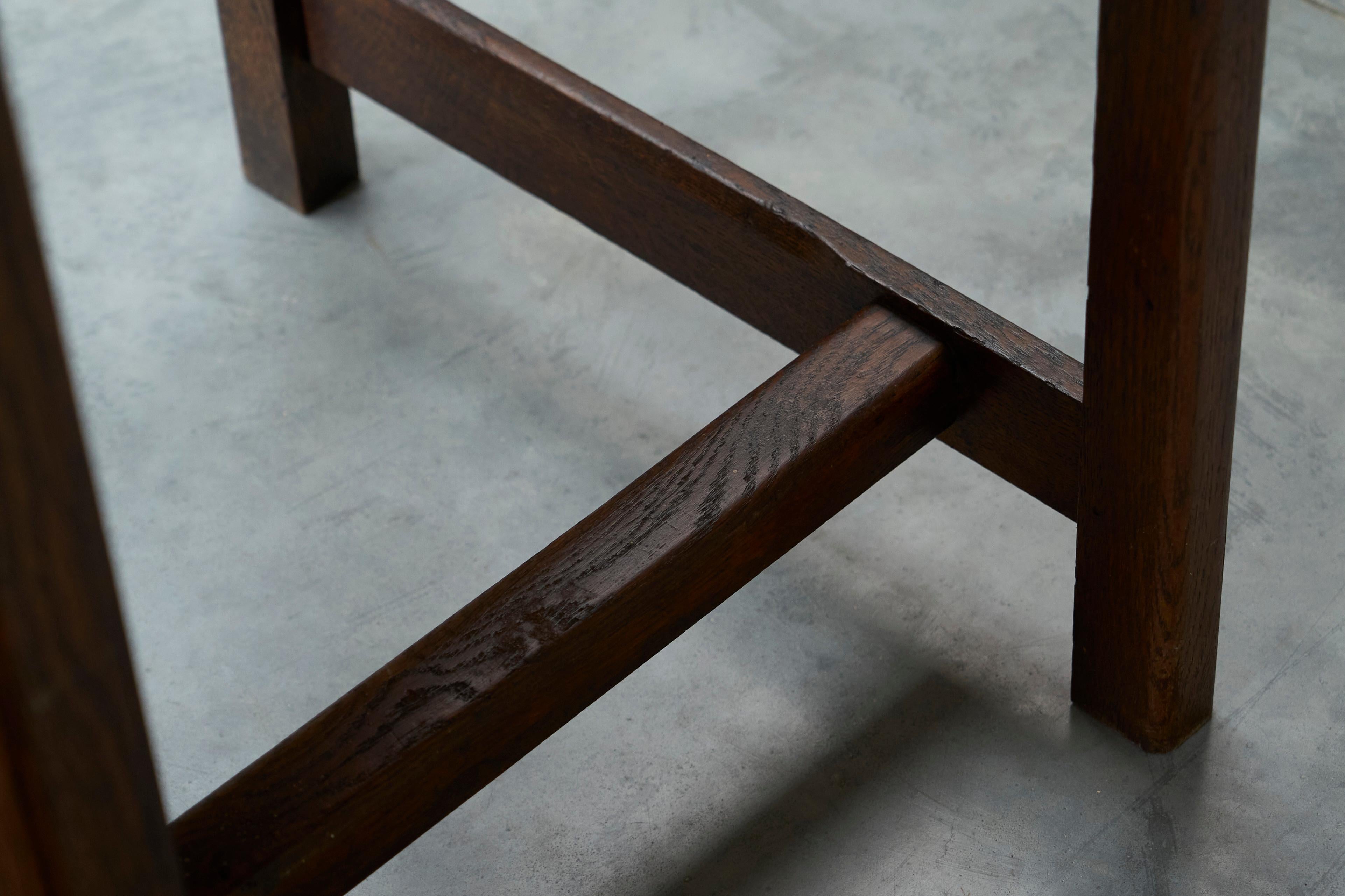 Mobilier AVEA Scrivania in Oak massiccio Belgio anni '30 in vendita 2