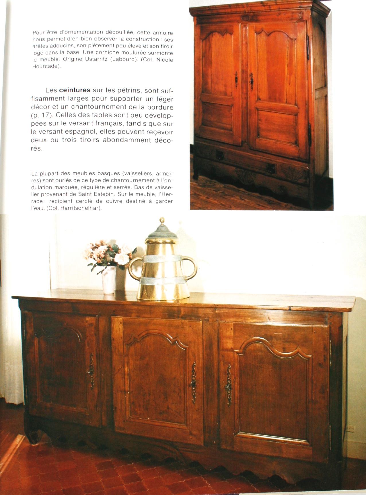 Late 20th Century Mobilier Basque by Lucile Oliver, 1st Ed