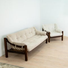 Mobilier de Salon Série Amazonas Vintage par Jean Gillon, 1972, Set de 4