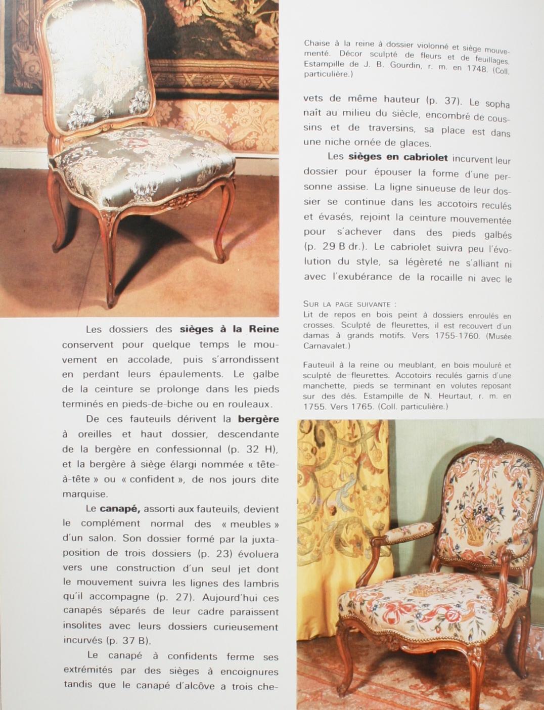 Mobilier Regence, Louis XV by Monica Burckhardt, First Edition 1