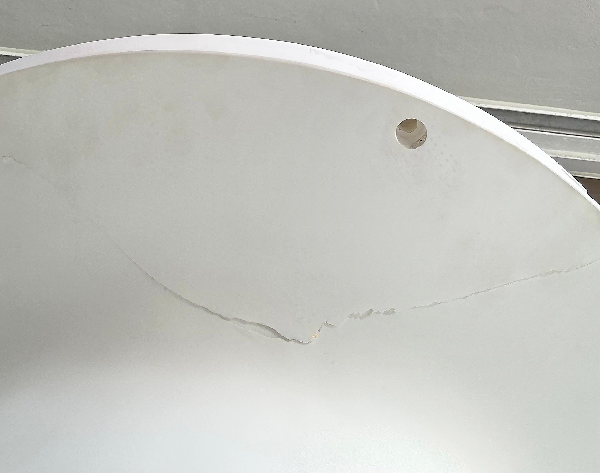 Mobital Maldives Dining Table, Solid Composit Surface Top, Concrete Polymer Base For Sale 2