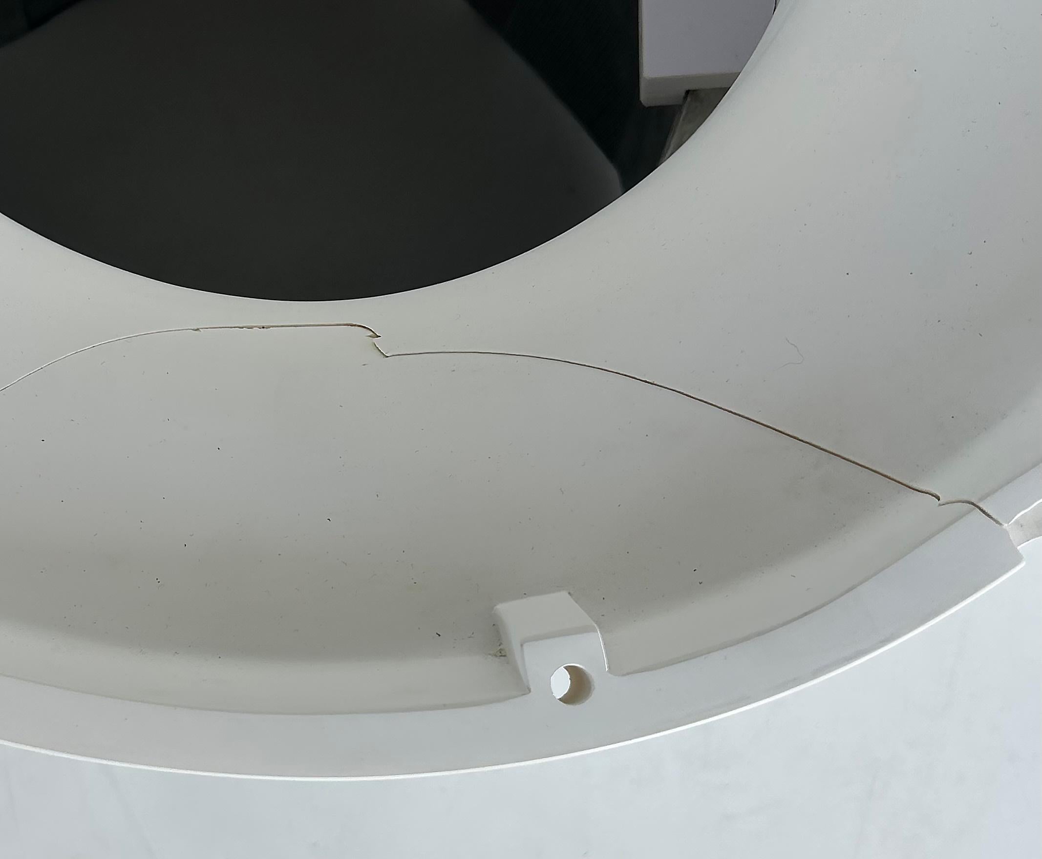 Mobital Maldives Dining Table, Solid Composit Surface Top, Concrete Polymer Base For Sale 3