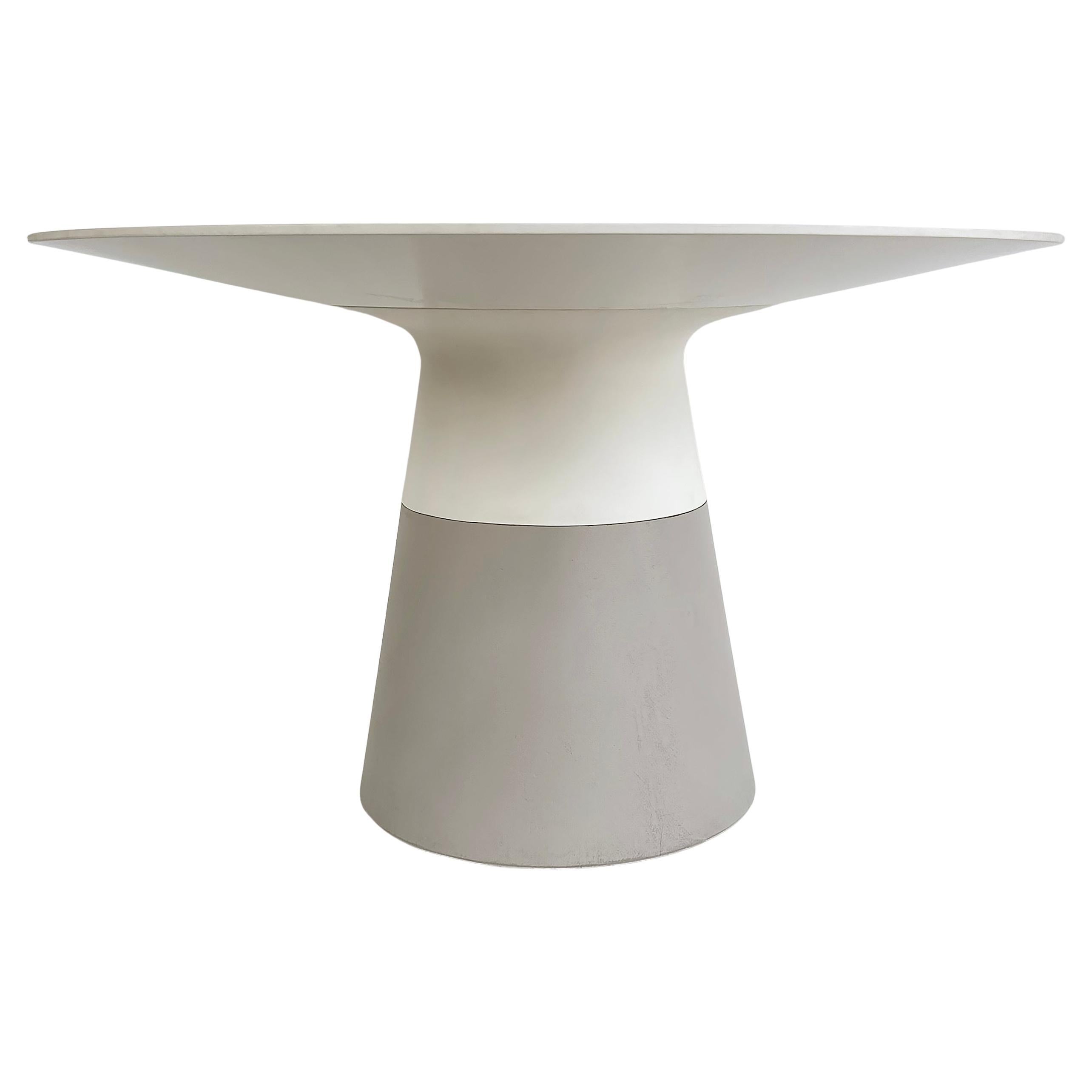 Mobital Maldives Dining Table, Solid Composit Surface Top, Concrete Polymer Base For Sale