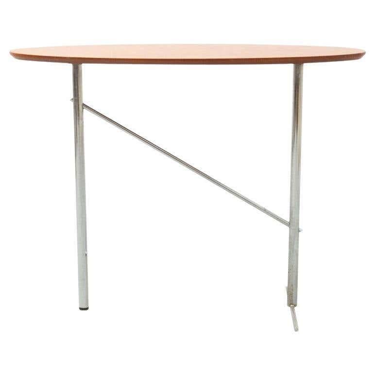 Mobles 114 Wood and Metal Side Table, circa 1980 For Sale 8