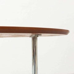 Mobles 114 Mid-Century Modern Side Table, Wood & Metal, Spain, 1980