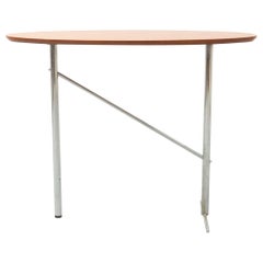 Mobles 114 Wood and Metal Side Table, circa 1980
