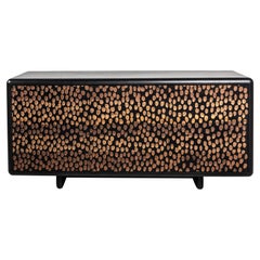 Mobley MK2 Cabinet 003 - Hand Carved Cabinet Made from Solid Walnut XL