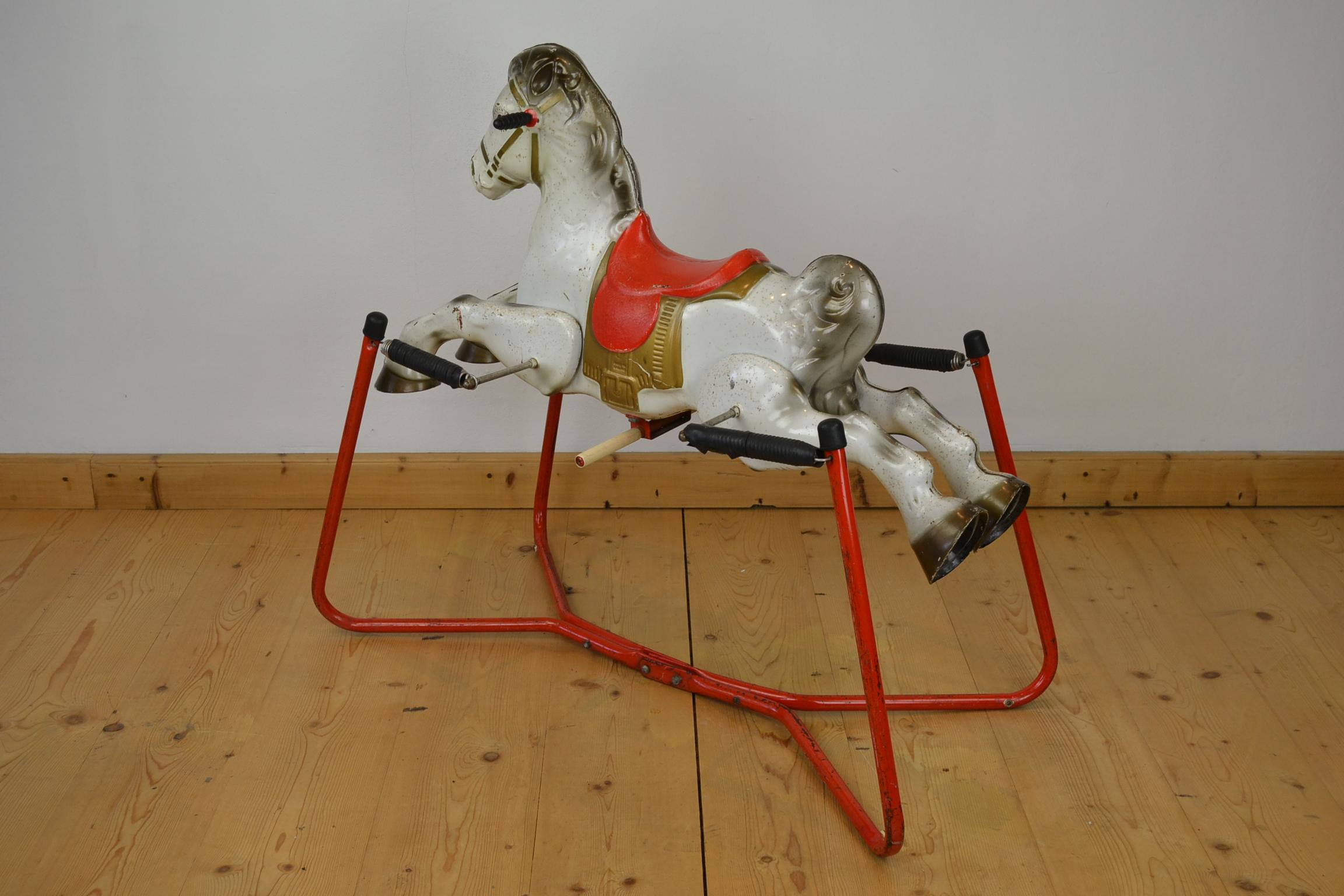 Mobo Prairie King Rocking Horse Toy, England, 1960s 5