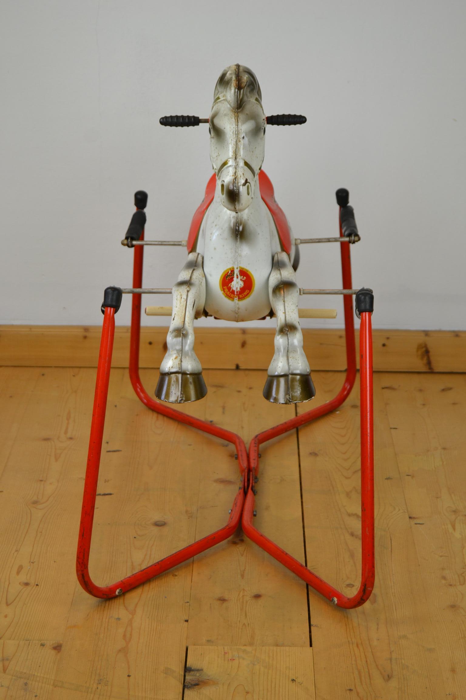 English Mobo Prairie King Rocking Horse Toy, England, 1960s For Sale