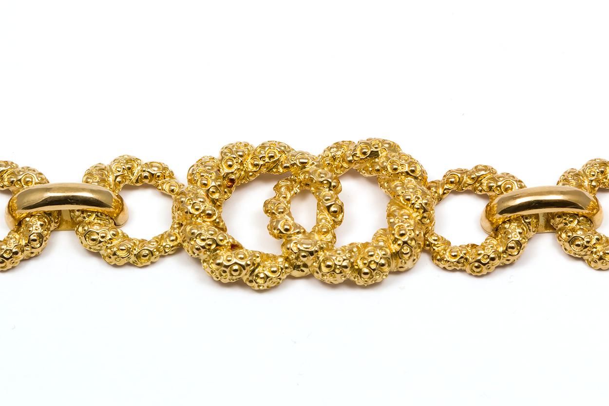 Moboco 18 Karat Yellow Gold Vintage Necklace 1
