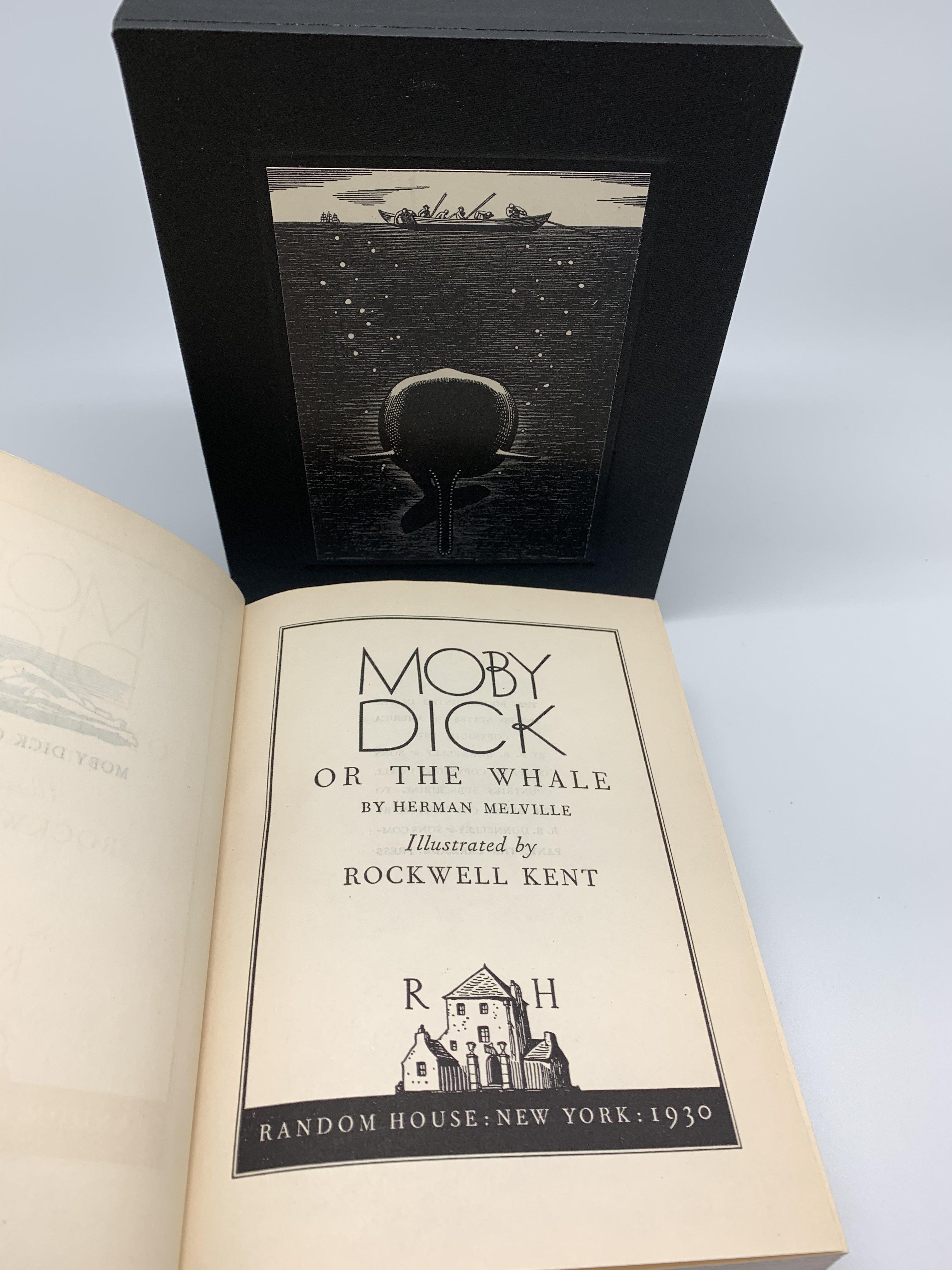 Américain Moby Dick par Herman Melville, première édition, illustrée par Rockwell Kent, 1930 en vente