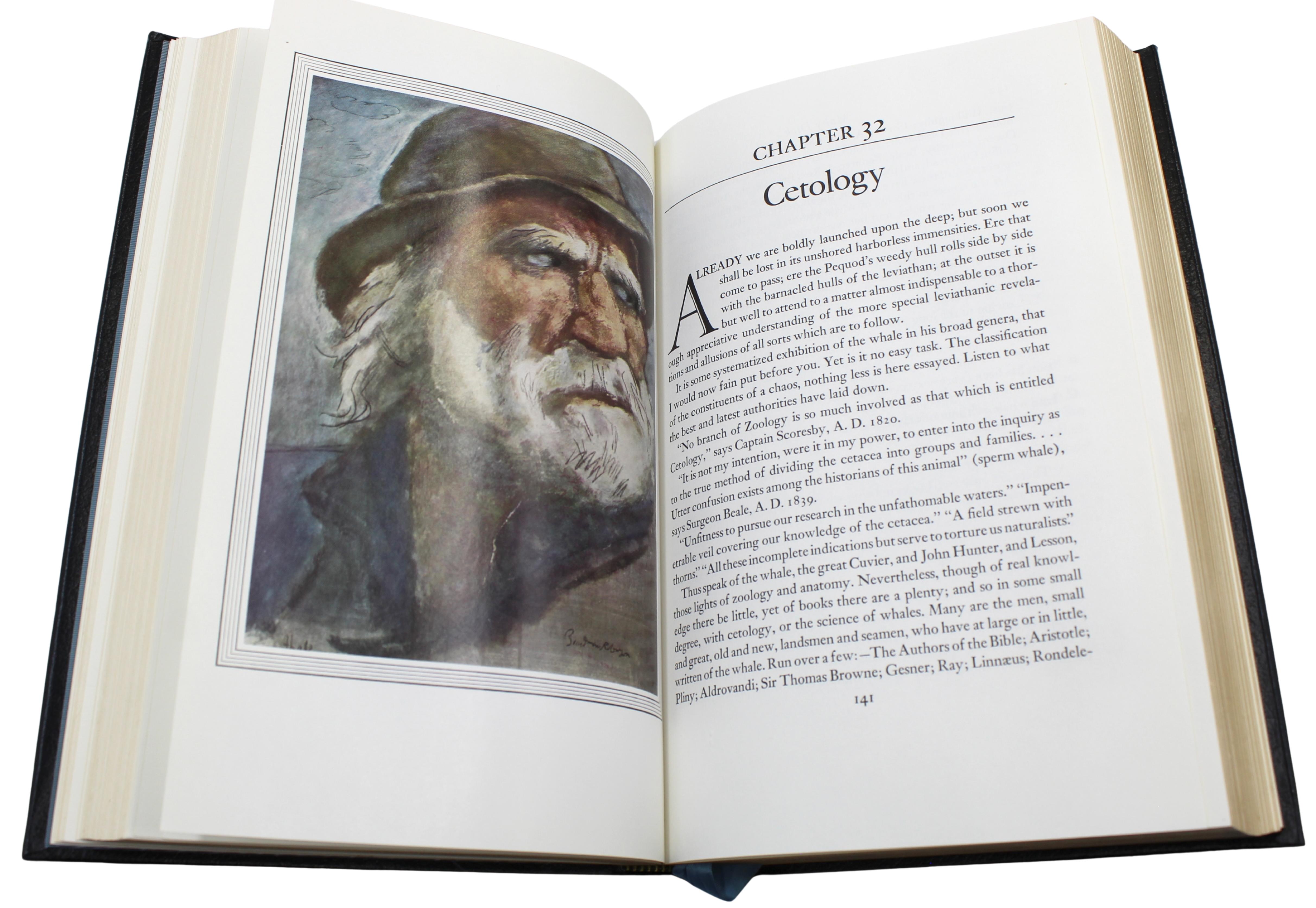 Moby Dick par Herman Melville, illustré par Boardman Robinson, Easton Press en vente 2