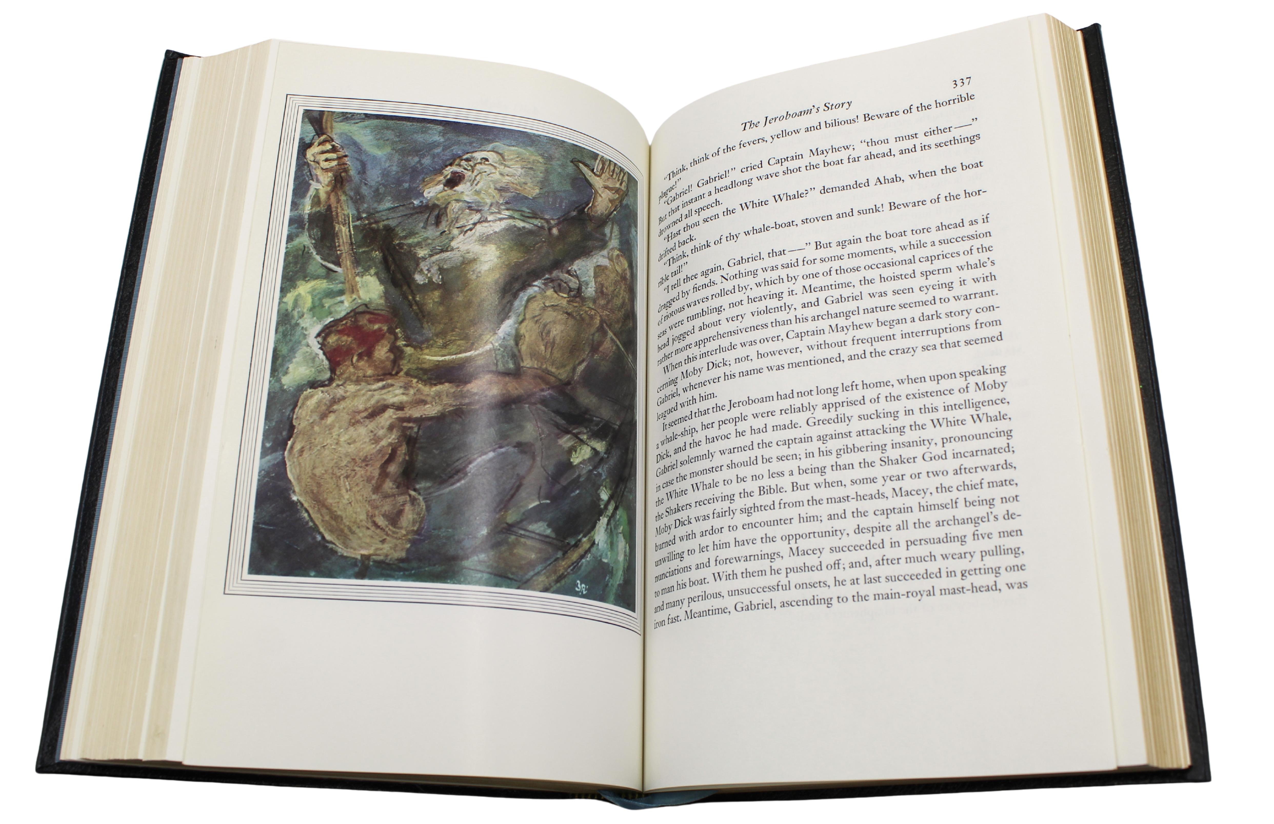 Moby Dick par Herman Melville, illustré par Boardman Robinson, Easton Press en vente 4
