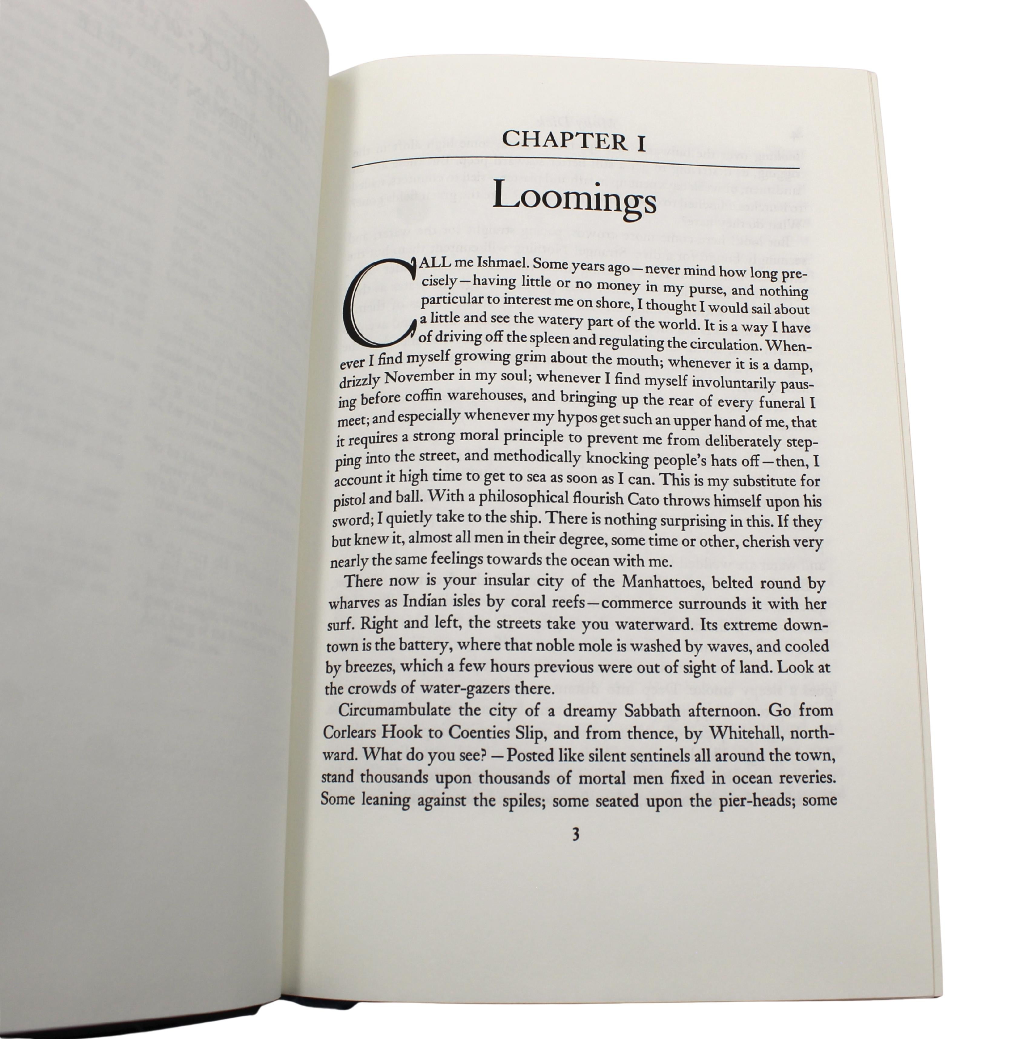 Moby Dick par Herman Melville, illustré par Boardman Robinson, Easton Press en vente 1
