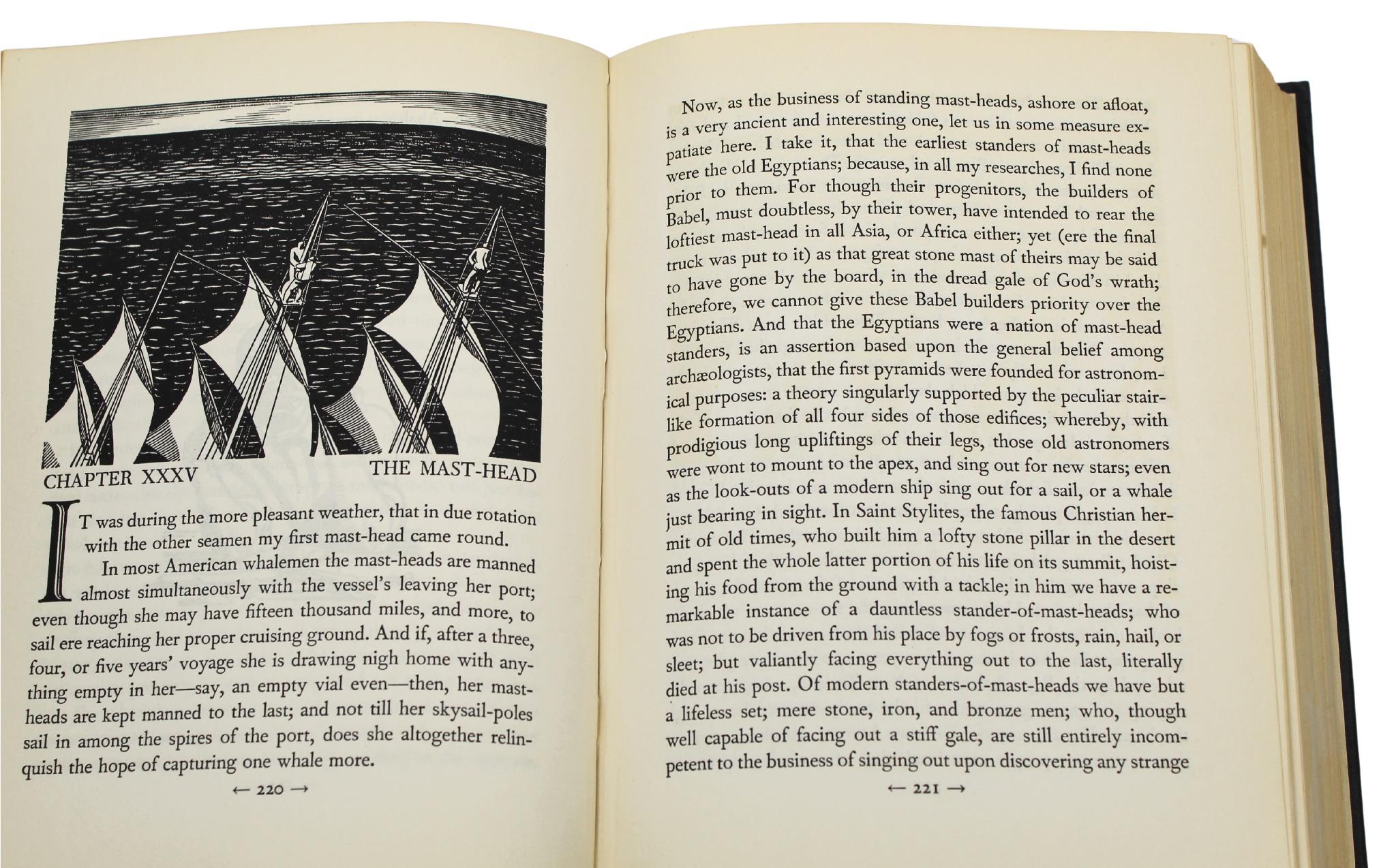 Moby Dick by Herman Melville, Illustrated by Rockwell Kent, 1930 3