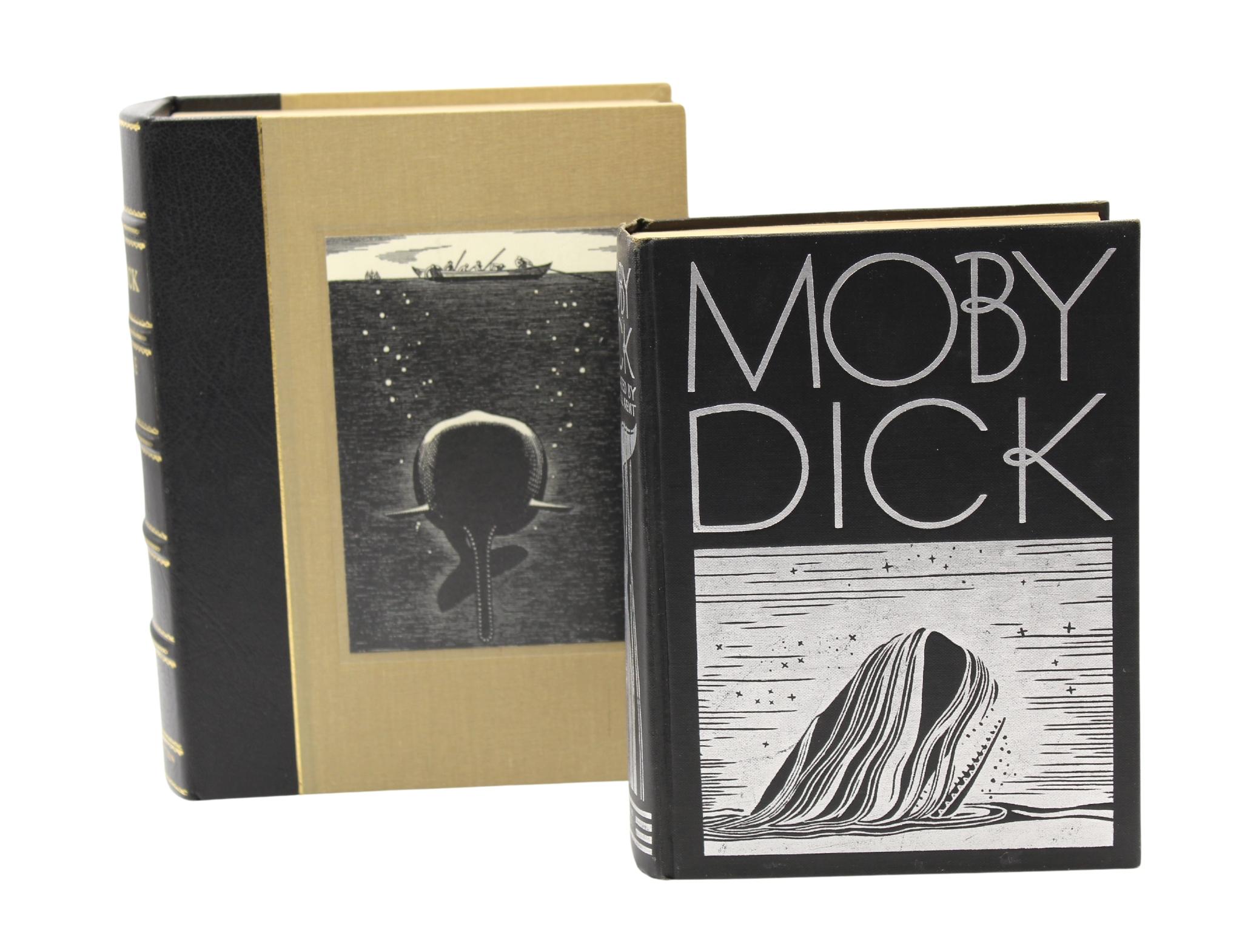 Embossed Moby Dick by Herman Melville, Illustrated by Rockwell Kent, 1930