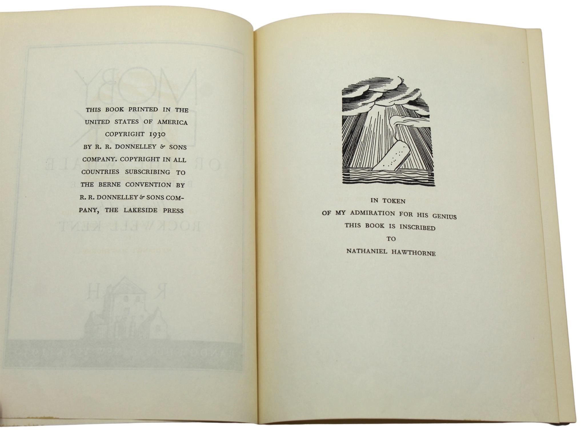 Leather Moby Dick by Herman Melville, Illustrated by Rockwell Kent, 1930